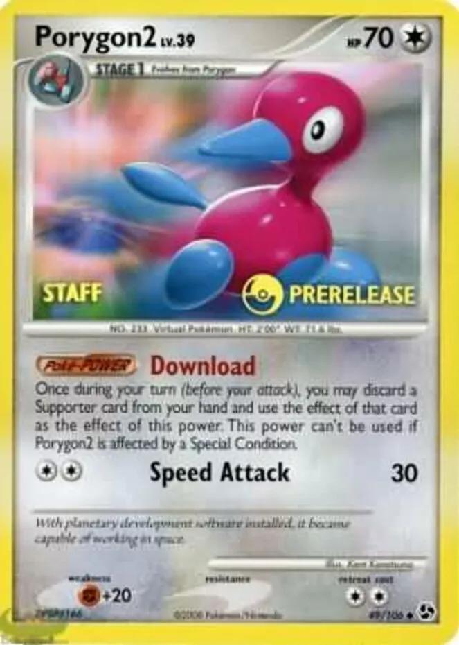Great Encounters Porygon 2 [Prerelease-Staff] Pokémon card