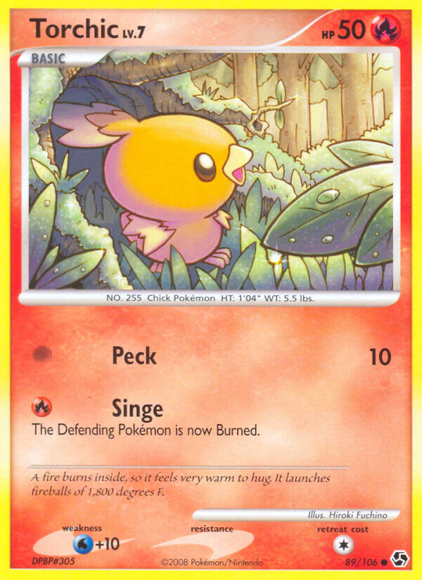 Great Encounters Torchic Pokémon card