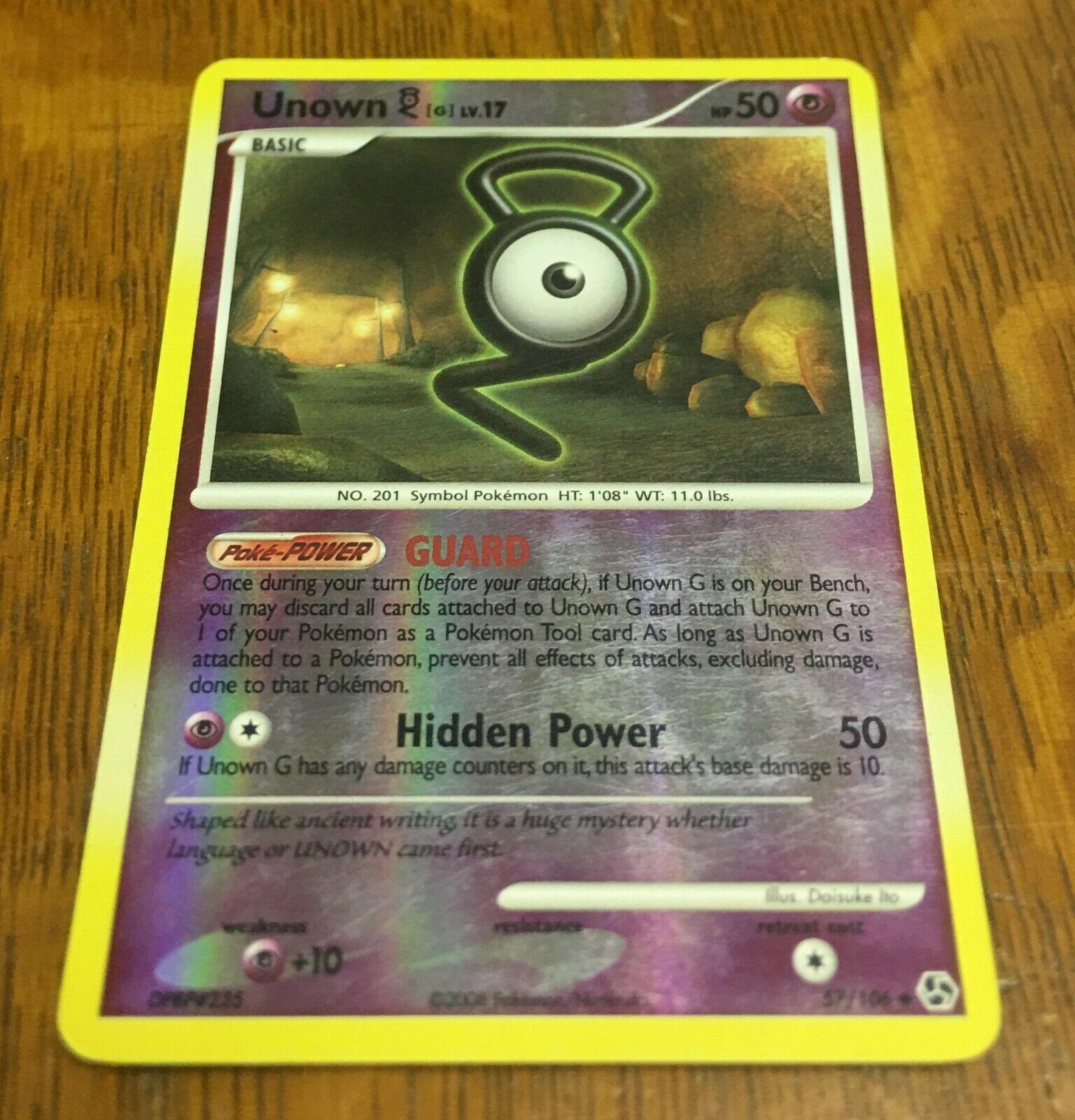 Unown G [Reverse Holo]
