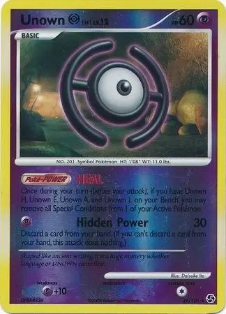 Unown H [Reverse Holo]
