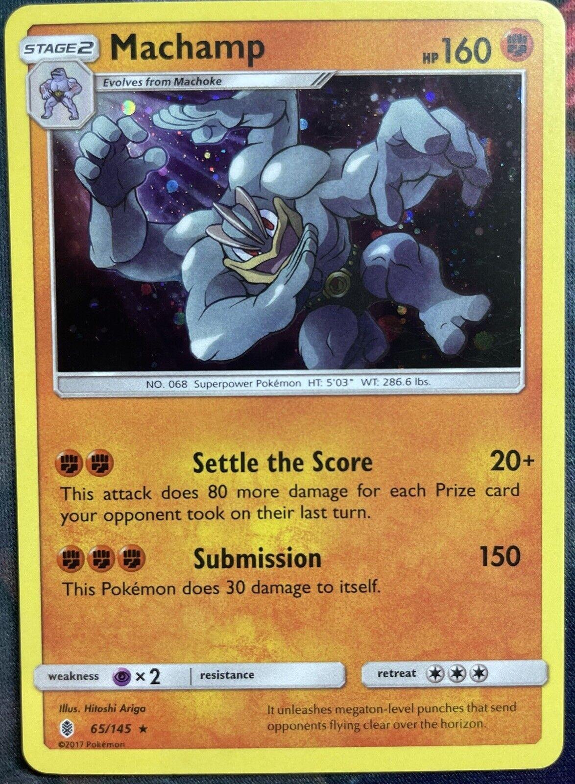 Guardians Rising Machamp [Cosmos-Holo] Pokémon card