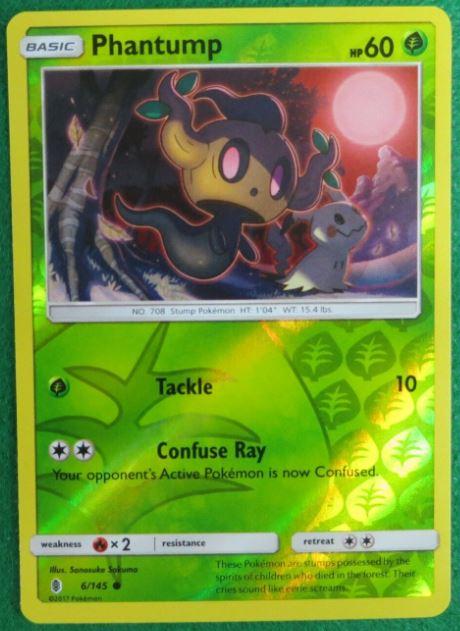 Guardians Rising Phantump [Reverse Holo] Pokémon card