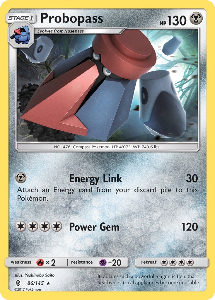 Guardians Rising Probopass Pokémon card