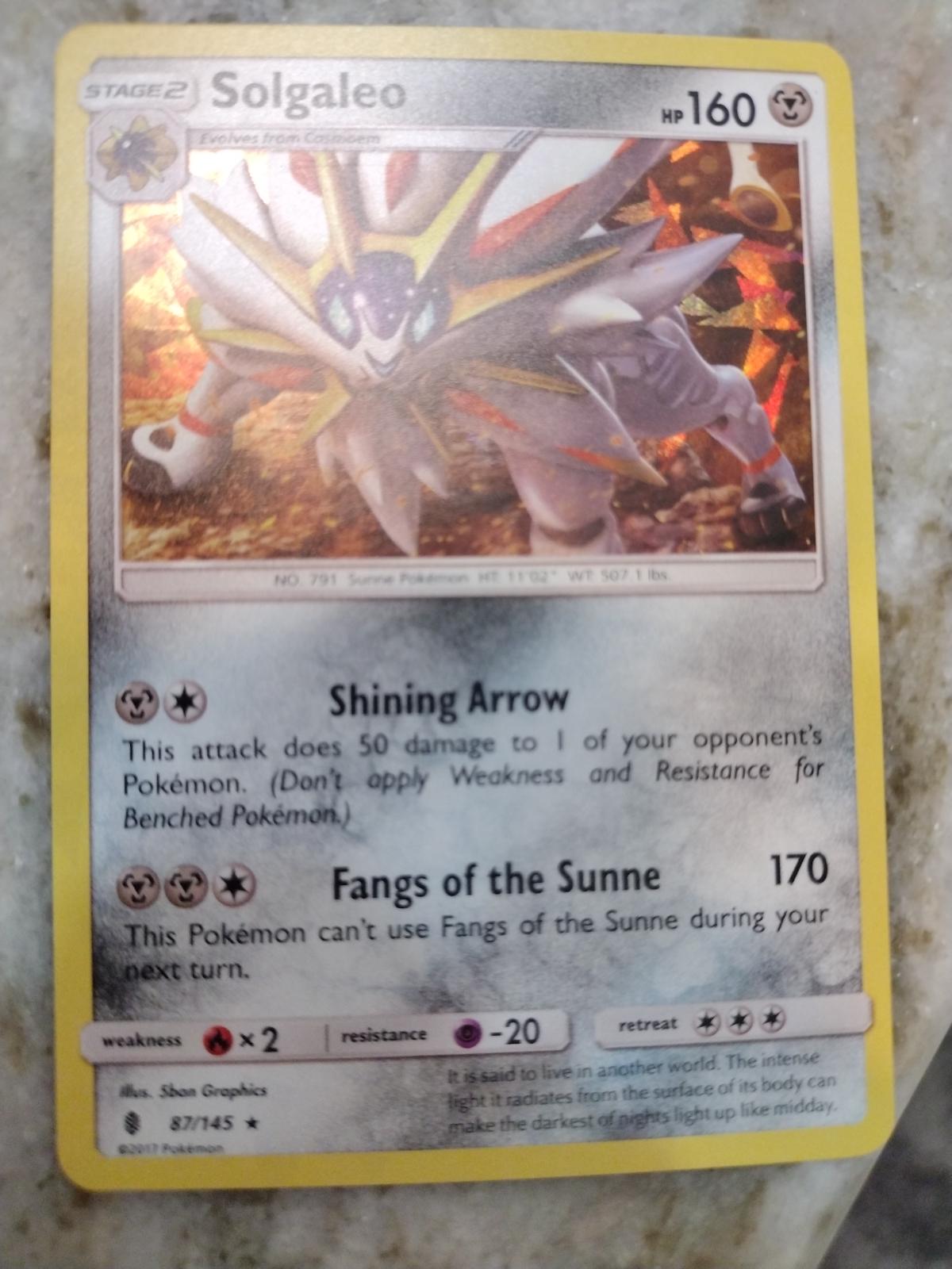 Guardians Rising Solgaleo [Cracked-Ice] Pokémon card