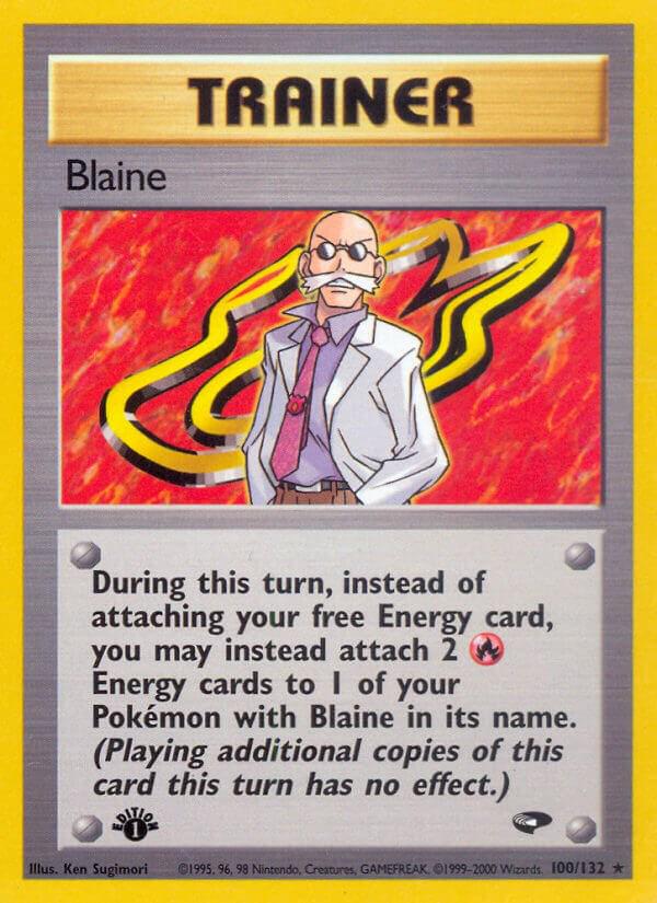 Gym Challenge [1st-Edition] Blaine [1st-Edition] Pokémon card