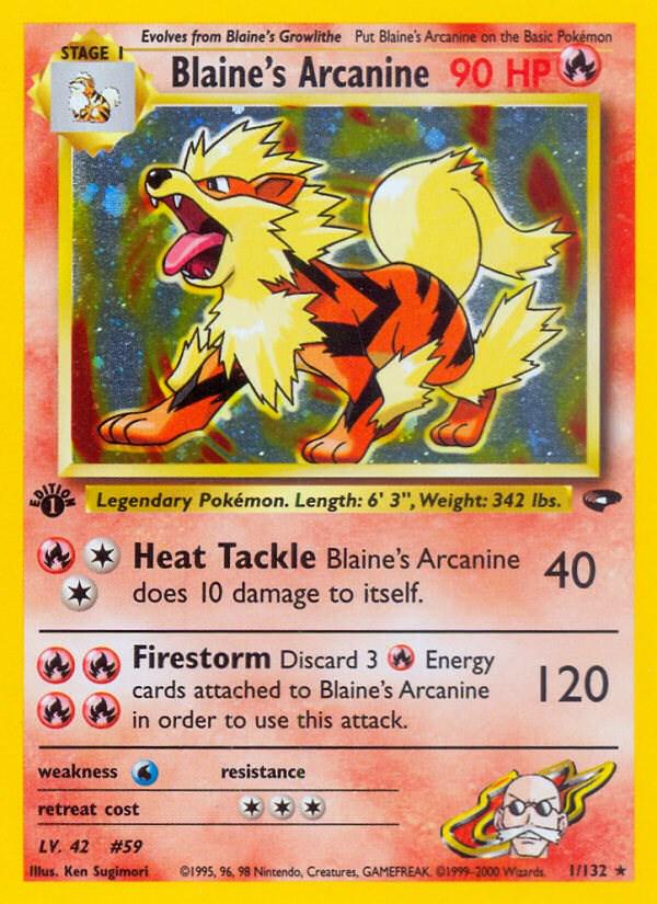 Blaine's Arcanine [1st-Edition]