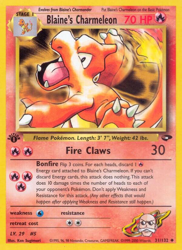 Blaine's Charmeleon [1st-Edition]