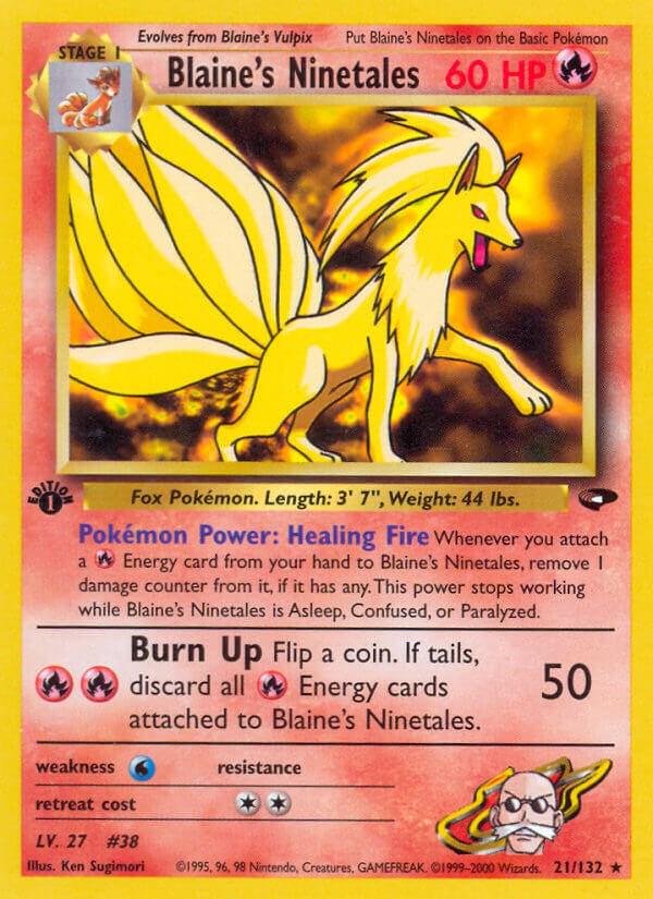 Blaine's Ninetales [1st-Edition]
