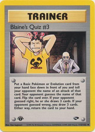 Blaine's Quiz [1st-Edition]