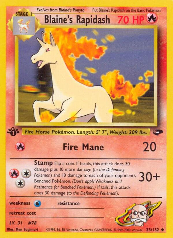Blaine's Rapidash [1st-Edition]