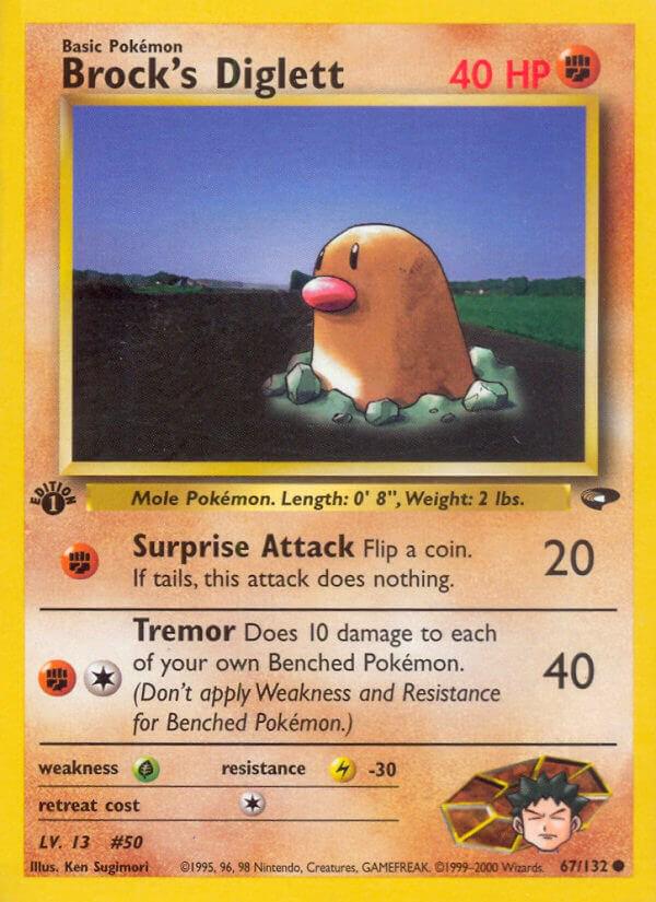 Brock's Diglett [1st-Edition]