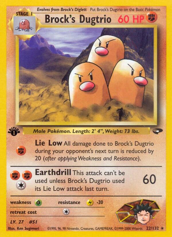 Brock's Dugtrio [1st-Edition]