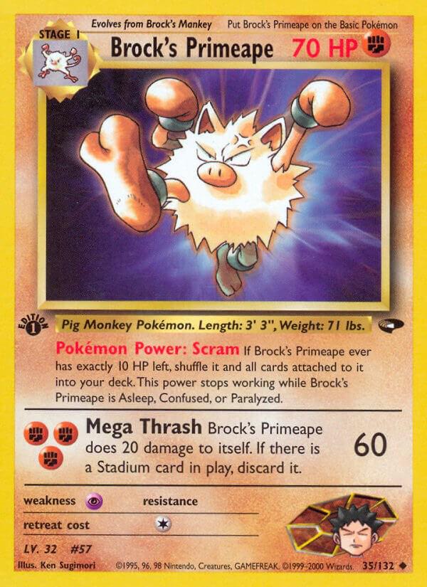 Brock's Primeape [1st-Edition]