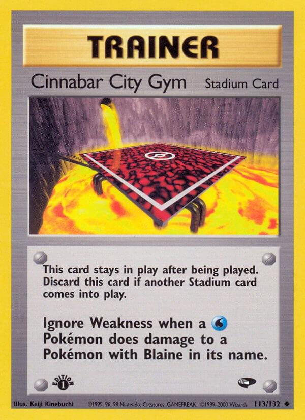 Cinnabar City Gym [1st-Edition]