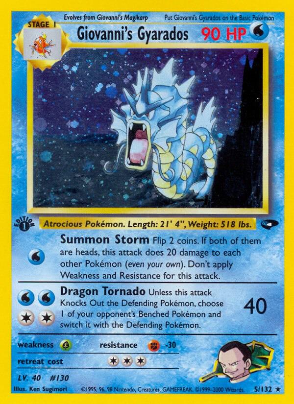 Giovanni's Gyarados [1st-Edition]
