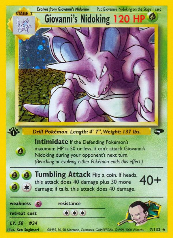 Giovanni's Nidoking [1st-Edition]