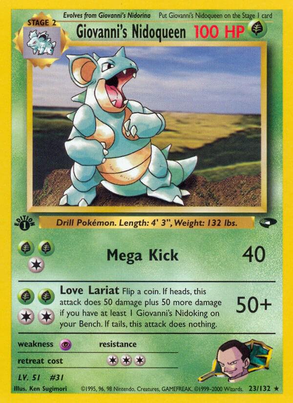 Giovanni's Nidoqueen [1st-Edition]