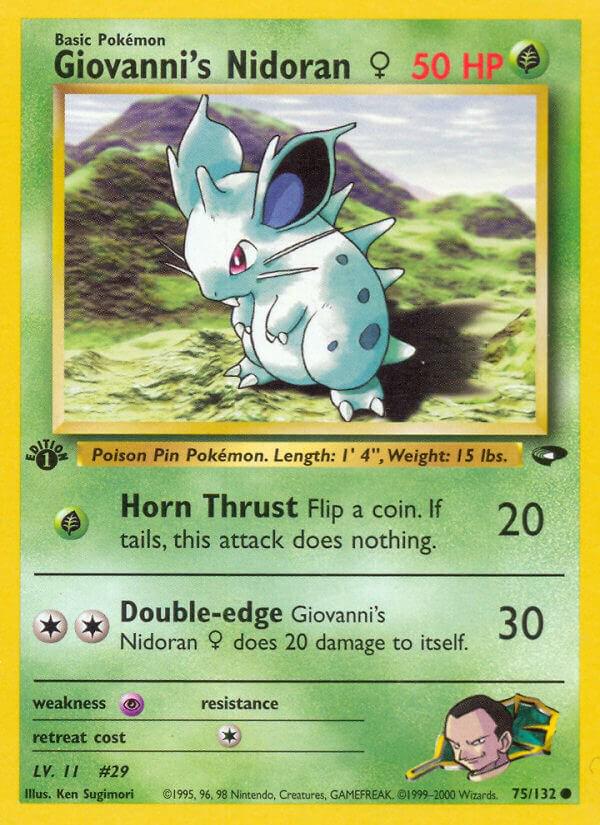 Giovanni's Nidoran [1st-Edition]