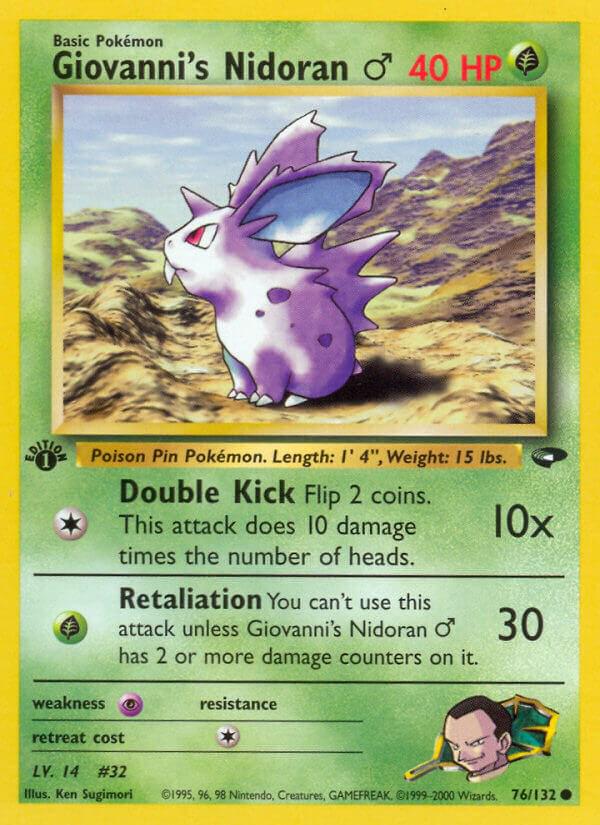 Giovanni's Nidoran [1st-Edition]