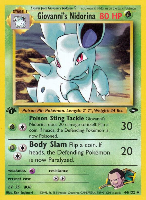 Giovanni's Nidorina [1st-Edition]