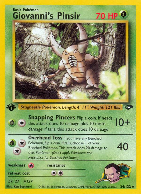 Giovanni's Pinsir [1st-Edition]