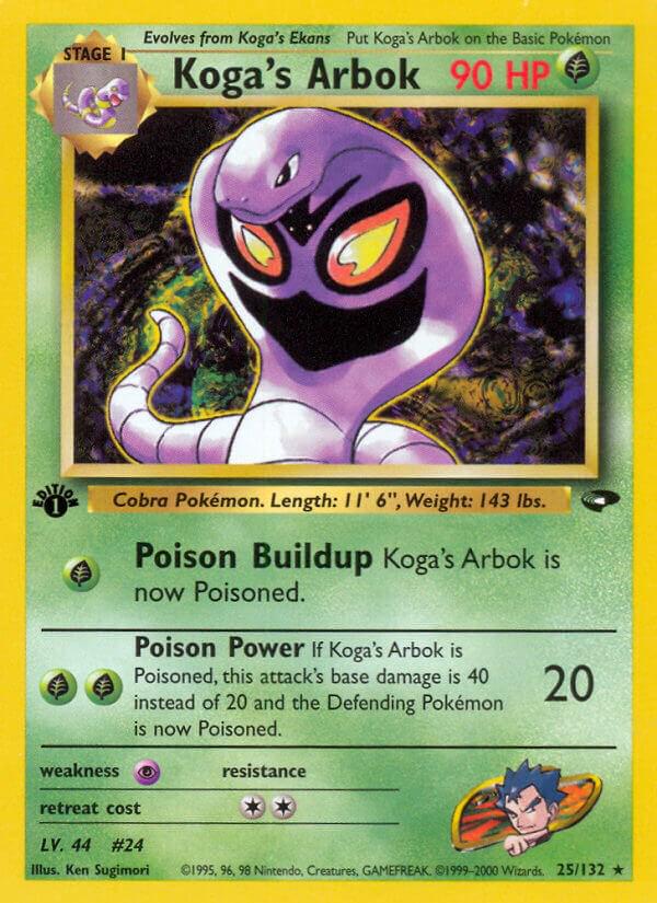 Koga's Arbok [1st-Edition]