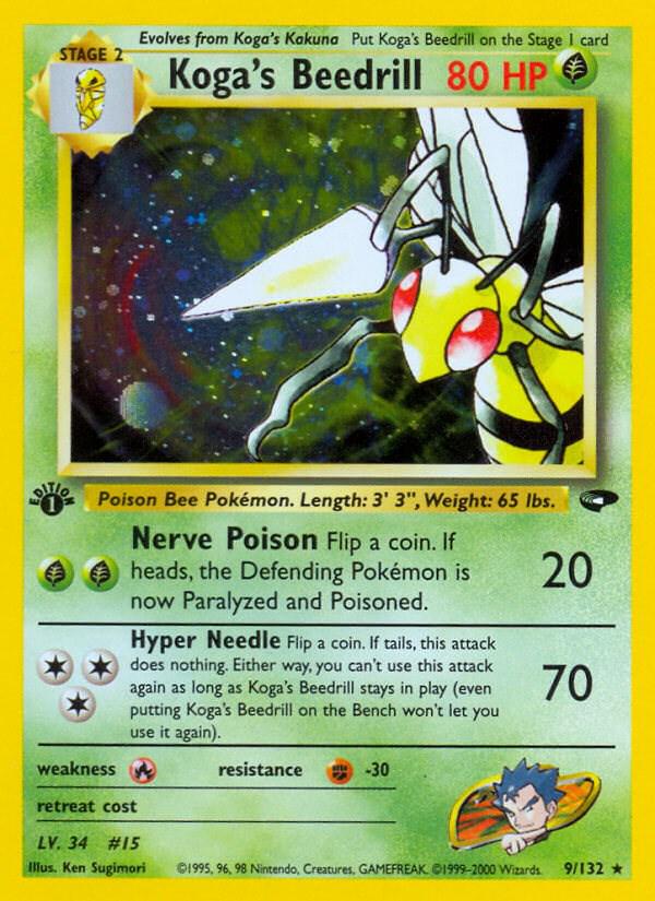 Koga's Beedrill [1st-Edition]