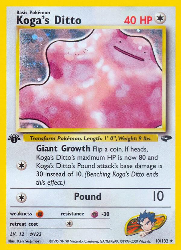 Gym Challenge [1st-Edition] Koga's Ditto [1st-Edition] Pokémon card