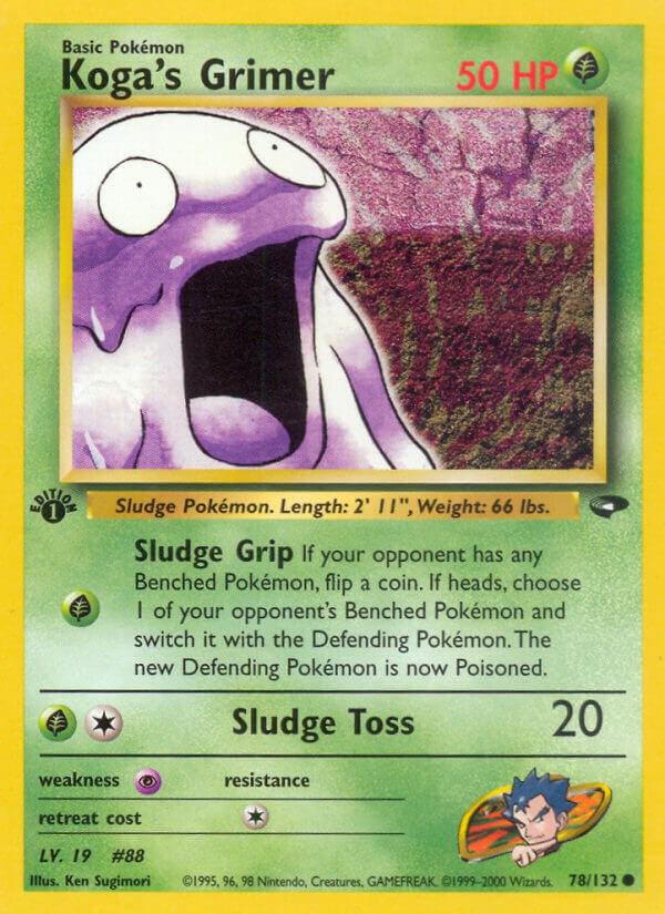 Gym Challenge [1st-Edition] Koga's Grimer [1st-Edition] Pokémon card