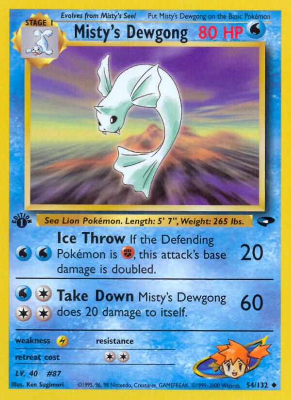 Misty's Dewgong [1st-Edition]
