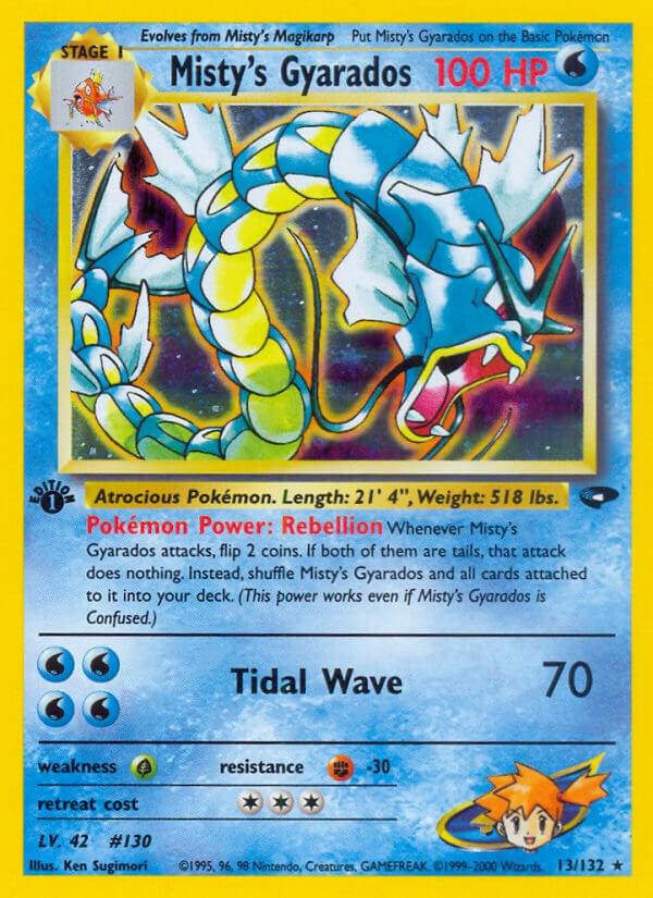 Misty's Gyarados [1st-Edition]