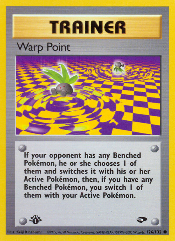 Gym Challenge Warp Point Pokémon card