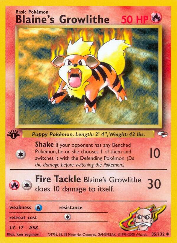 Blaine's Growlithe [1st-Edition]