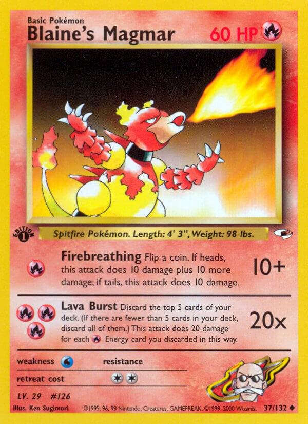 Blaine's Magmar [1st-Edition]