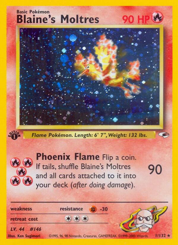 Blaine's Moltres [1st-Edition]