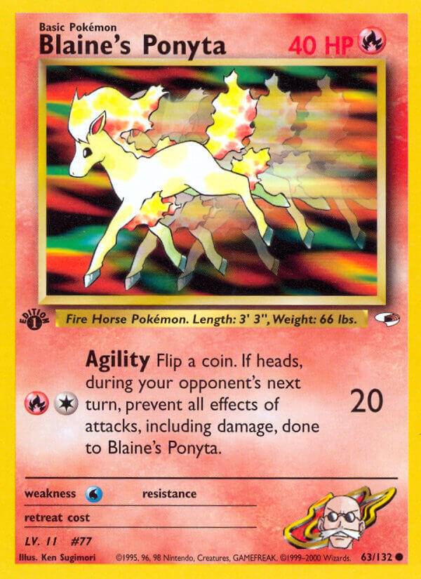 Blaine's Ponyta [1st-Edition]