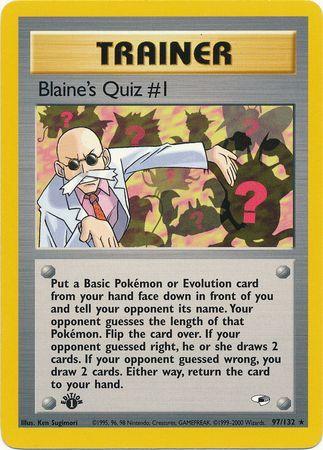 Blaine's Quiz [1st-Edition]