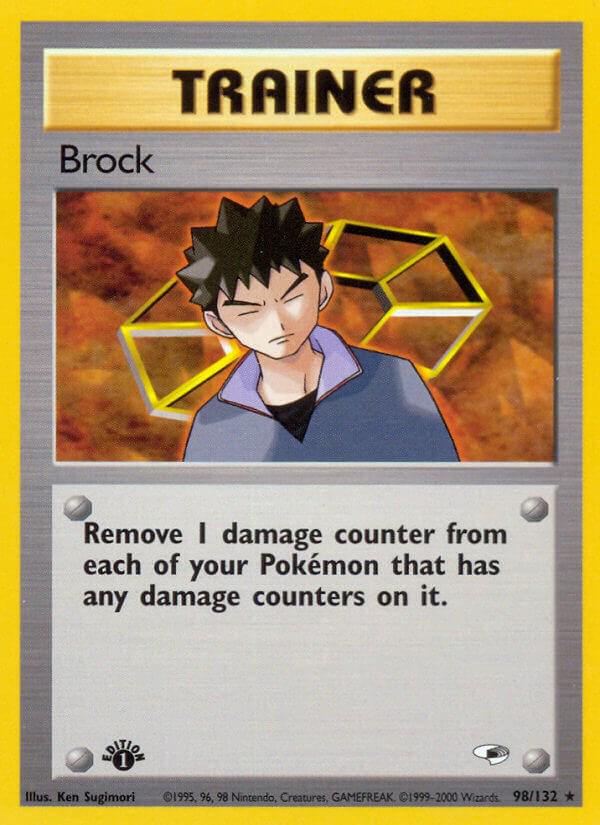 Gym Heroes [1st-Edition] Brock [1st-Edition] Pokémon card