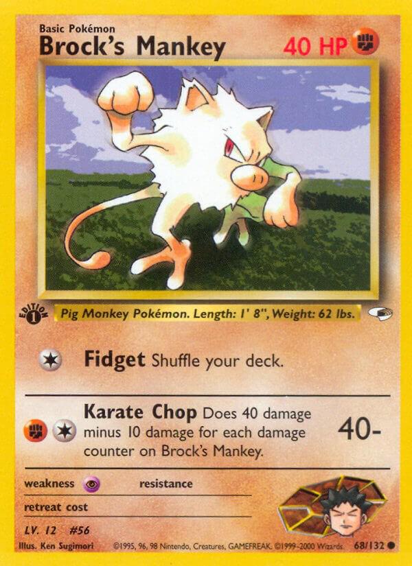 Brock's Mankey [1st-Edition]