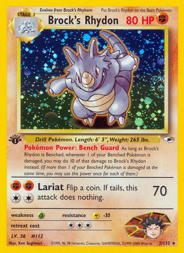 Brock's Rhydon [1st-Edition]