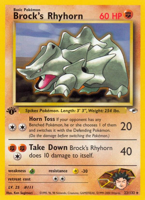 Brock's Rhyhorn [1st-Edition]