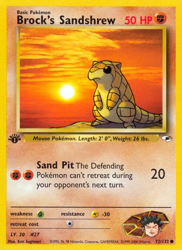 Brock's Sandshrew [1st-Edition]
