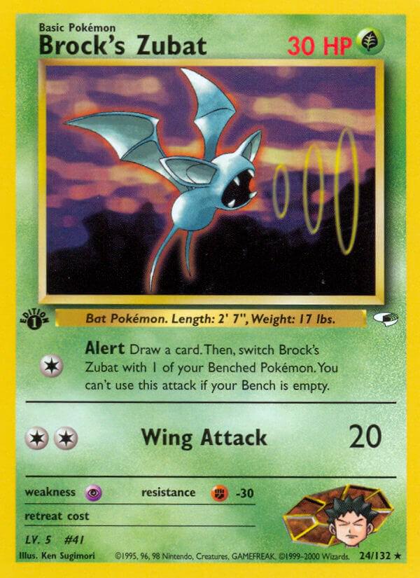 Brock's Zubat [1st-Edition]