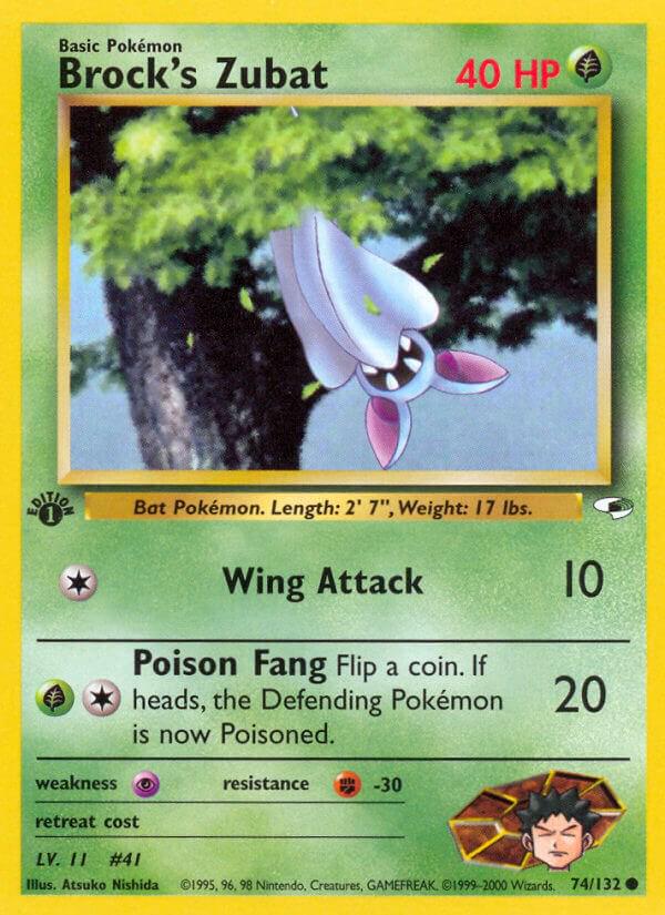 Brock's Zubat [1st-Edition]