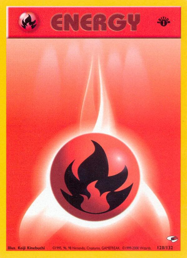 Gym Heroes [1st-Edition] Fire Energy [1st-Edition] Pokémon card