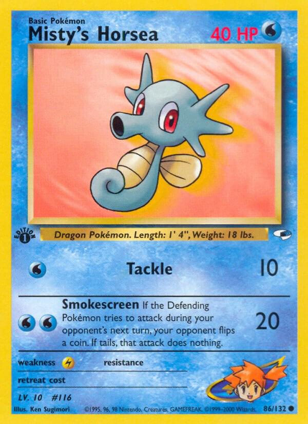 Misty's Horsea [1st-Edition]