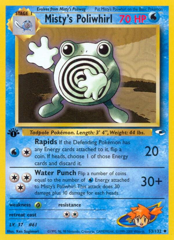 Misty's Poliwhirl [1st-Edition]