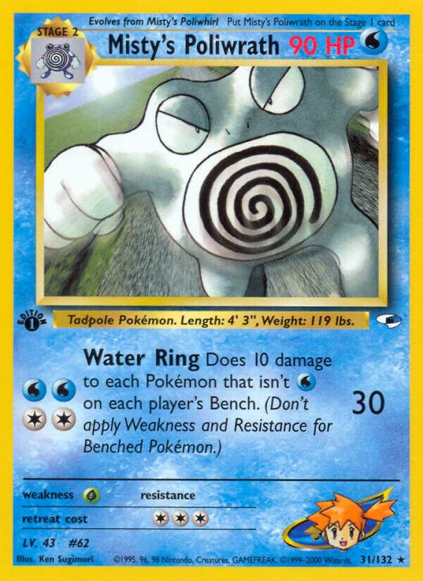 Misty's Poliwrath [1st-Edition]