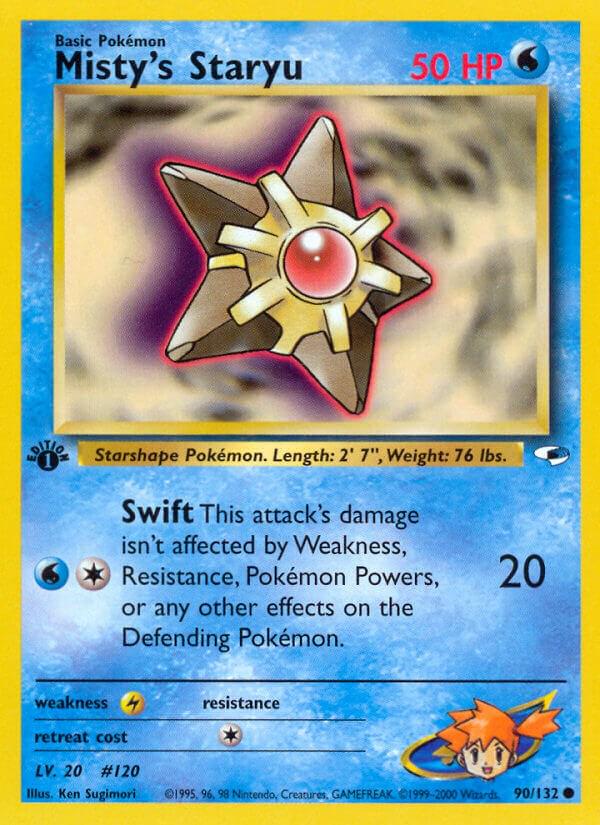 Gym Heroes [1st-Edition] Misty's Staryu [1st-Edition] Pokémon card