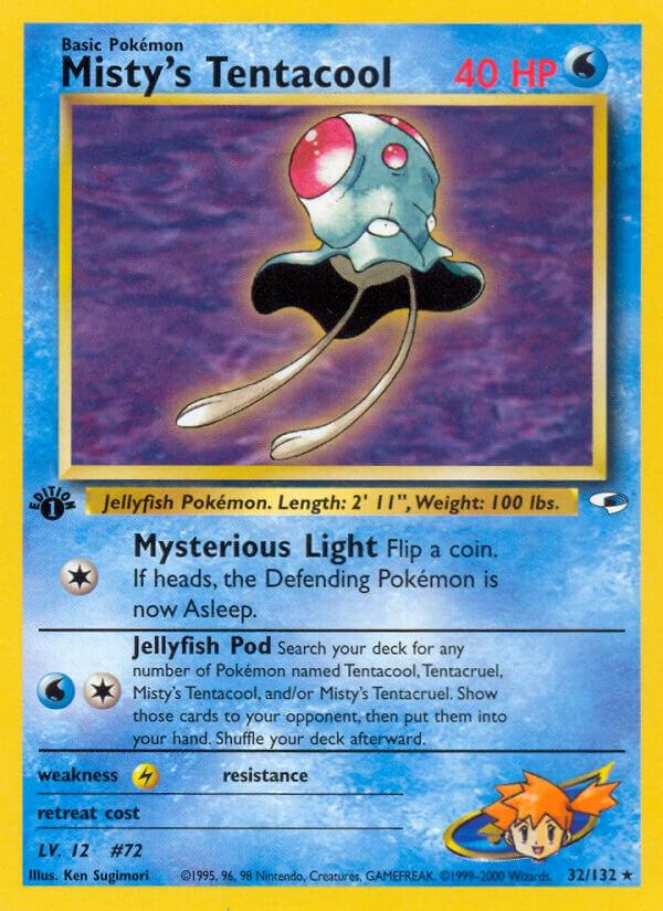 Misty's Tentacool [1st-Edition]